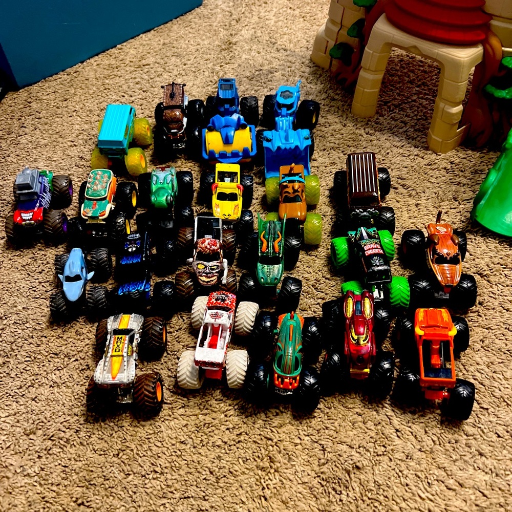 Monster jam truck lot